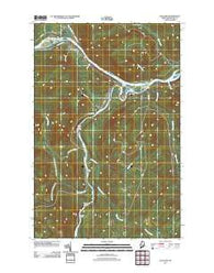 Allagash Maine Historical topographic map, 1:24000 scale, 7.5 X 7.5 Minute, Year 2011