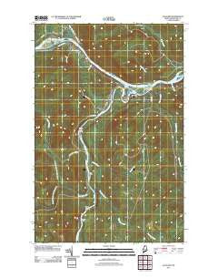 Allagash Maine Historical topographic map, 1:24000 scale, 7.5 X 7.5 Minute, Year 2011