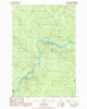 Allagash Falls Maine Historical topographic map, 1:24000 scale, 7.5 X 7.5 Minute, Year 1986