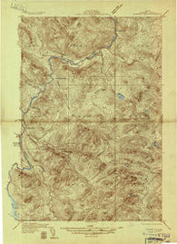 Allagash Falls Maine Historical topographic map, 1:48000 scale, 15 X 15 Minute, Year 1932