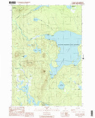 Allagash Lake Maine Historical topographic map, 1:24000 scale, 7.5 X 7.5 Minute, Year 1989