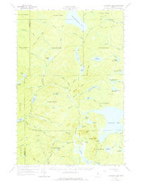 Allagash Lake Maine Historical topographic map, 1:62500 scale, 15 X 15 Minute, Year 1961