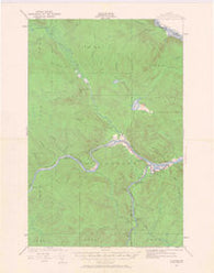 Allagash Maine Historical topographic map, 1:62500 scale, 15 X 15 Minute, Year 1930