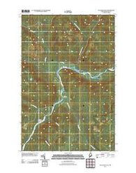 Allagash Falls Maine Historical topographic map, 1:24000 scale, 7.5 X 7.5 Minute, Year 2011