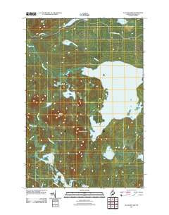 Allagash Lake Maine Historical topographic map, 1:24000 scale, 7.5 X 7.5 Minute, Year 2011