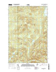 Allagash Pond Maine Current topographic map, 1:24000 scale, 7.5 X 7.5 Minute, Year 2014