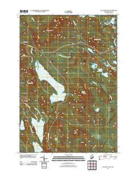 Alligator Lake Maine Historical topographic map, 1:24000 scale, 7.5 X 7.5 Minute, Year 2011