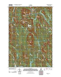 Amherst Maine Historical topographic map, 1:24000 scale, 7.5 X 7.5 Minute, Year 2011