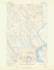 Amity Maine Historical topographic map, 1:62500 scale, 15 X 15 Minute, Year 1958