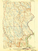 Amity Maine Historical topographic map, 1:62500 scale, 15 X 15 Minute, Year 1941