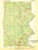 Amity Maine Historical topographic map, 1:62500 scale, 15 X 15 Minute, Year 1943