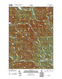 Andover Maine Historical topographic map, 1:24000 scale, 7.5 X 7.5 Minute, Year 2011