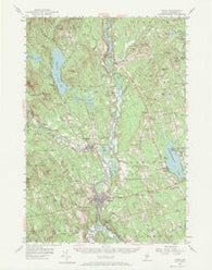 Anson Maine Historical topographic map, 1:62500 scale, 15 X 15 Minute, Year 1955