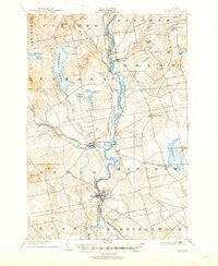 Anson Maine Historical topographic map, 1:62500 scale, 15 X 15 Minute, Year 1904