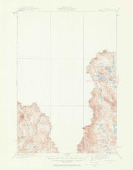 Arnold Pond Maine Historical topographic map, 1:62500 scale, 15 X 15 Minute, Year 1932
