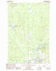 Ashland Maine Historical topographic map, 1:24000 scale, 7.5 X 7.5 Minute, Year 1986