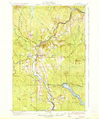 Ashland Maine Historical topographic map, 1:62500 scale, 15 X 15 Minute, Year 1934