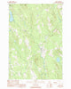 Athens Maine Historical topographic map, 1:24000 scale, 7.5 X 7.5 Minute, Year 1989