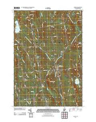 Athens Maine Historical topographic map, 1:24000 scale, 7.5 X 7.5 Minute, Year 2011