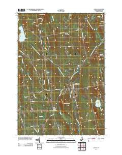 Athens Maine Historical topographic map, 1:24000 scale, 7.5 X 7.5 Minute, Year 2011