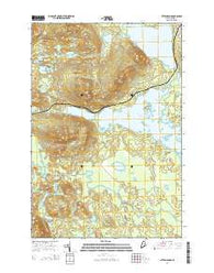 Attean Pond Maine Current topographic map, 1:24000 scale, 7.5 X 7.5 Minute, Year 2014