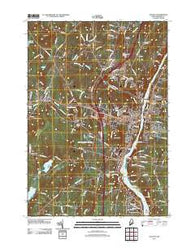 Augusta Maine Historical topographic map, 1:24000 scale, 7.5 X 7.5 Minute, Year 2011