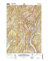 Augusta Maine Current topographic map, 1:24000 scale, 7.5 X 7.5 Minute, Year 2014
