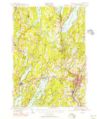 Augusta Maine Historical topographic map, 1:62500 scale, 15 X 15 Minute, Year 1941