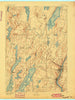 Augusta Maine Historical topographic map, 1:62500 scale, 15 X 15 Minute, Year 1892