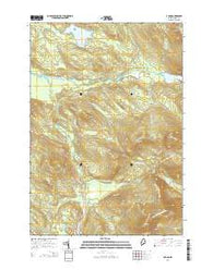 B Pond Maine Current topographic map, 1:24000 scale, 7.5 X 7.5 Minute, Year 2014