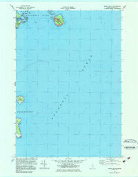 Baker Island Maine Historical topographic map, 1:24000 scale, 7.5 X 7.5 Minute, Year 1983