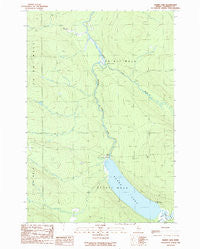 Baker Lake Maine Historical topographic map, 1:24000 scale, 7.5 X 7.5 Minute, Year 1989