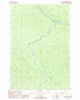 Baker Lake NW Maine Historical topographic map, 1:24000 scale, 7.5 X 7.5 Minute, Year 1989