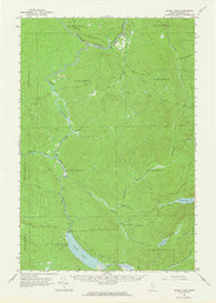 Baker Lake Maine Historical topographic map, 1:62500 scale, 15 X 15 Minute, Year 1962
