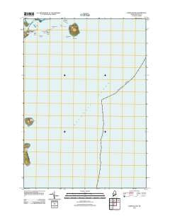 Baker Island Maine Historical topographic map, 1:24000 scale, 7.5 X 7.5 Minute, Year 2011