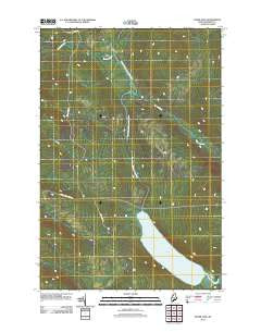 Baker Lake Maine Historical topographic map, 1:24000 scale, 7.5 X 7.5 Minute, Year 2011