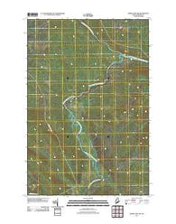 Baker Lake NW Maine Historical topographic map, 1:24000 scale, 7.5 X 7.5 Minute, Year 2011