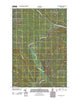 Baker Lake NW Maine Historical topographic map, 1:24000 scale, 7.5 X 7.5 Minute, Year 2011
