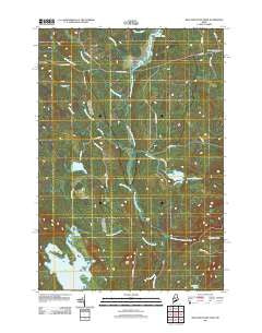 Bald Mountain Pond Maine Historical topographic map, 1:24000 scale, 7.5 X 7.5 Minute, Year 2011