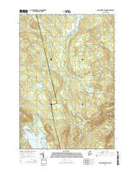 Bald Mountain Pond Maine Current topographic map, 1:24000 scale, 7.5 X 7.5 Minute, Year 2014