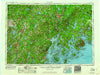Bangor Maine Historical topographic map, 1:250000 scale, 1 X 2 Degree, Year 1961