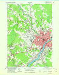 Bangor Maine Historical topographic map, 1:24000 scale, 7.5 X 7.5 Minute, Year 1978