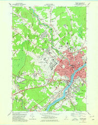 Bangor Maine Historical topographic map, 1:24000 scale, 7.5 X 7.5 Minute, Year 1978