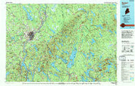 Bangor Maine Historical topographic map, 1:100000 scale, 30 X 60 Minute, Year 1994