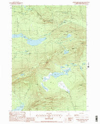 Barren Mountain East Maine Historical topographic map, 1:24000 scale, 7.5 X 7.5 Minute, Year 1988