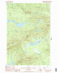 Barren Mountain East Maine Historical topographic map, 1:24000 scale, 7.5 X 7.5 Minute, Year 1988