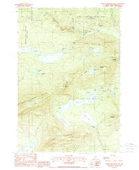 Barren Mountain East Maine Historical topographic map, 1:24000 scale, 7.5 X 7.5 Minute, Year 1988