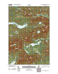 Barren Mountain East Maine Historical topographic map, 1:24000 scale, 7.5 X 7.5 Minute, Year 2011