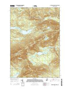 Barren Mountain East Maine Current topographic map, 1:24000 scale, 7.5 X 7.5 Minute, Year 2014