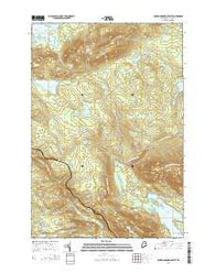 Barren Mountain West Maine Current topographic map, 1:24000 scale, 7.5 X 7.5 Minute, Year 2014
